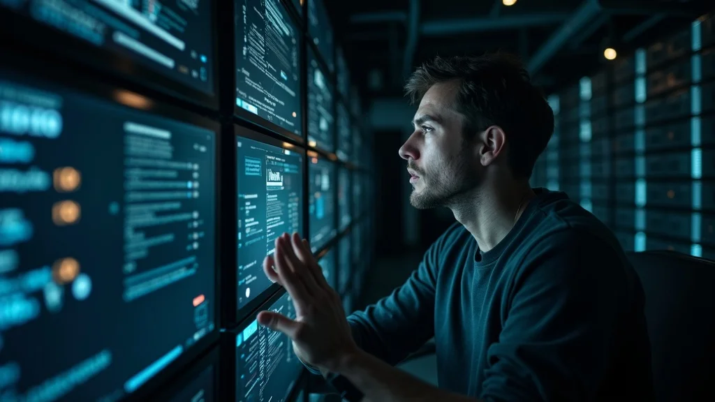 Overwhelmed Orange County startup engineer troubleshooting complex AI infrastructure and data pipelines