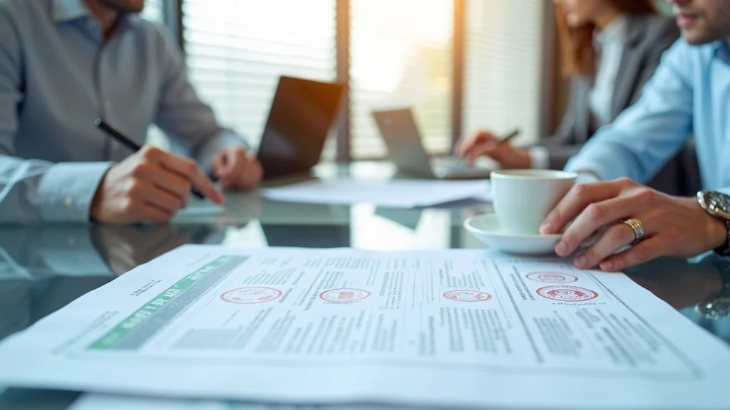 Founders reviewing modern compliance documents and fintech licensing paperwork in a bright Orange County office as part of their startup fintech compliance Orange County strategy