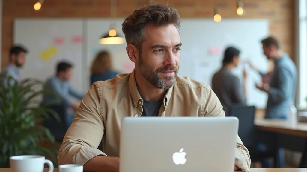 SaaS founder collaborating in Orange County coworking space using tactical frameworks for tech company growth
