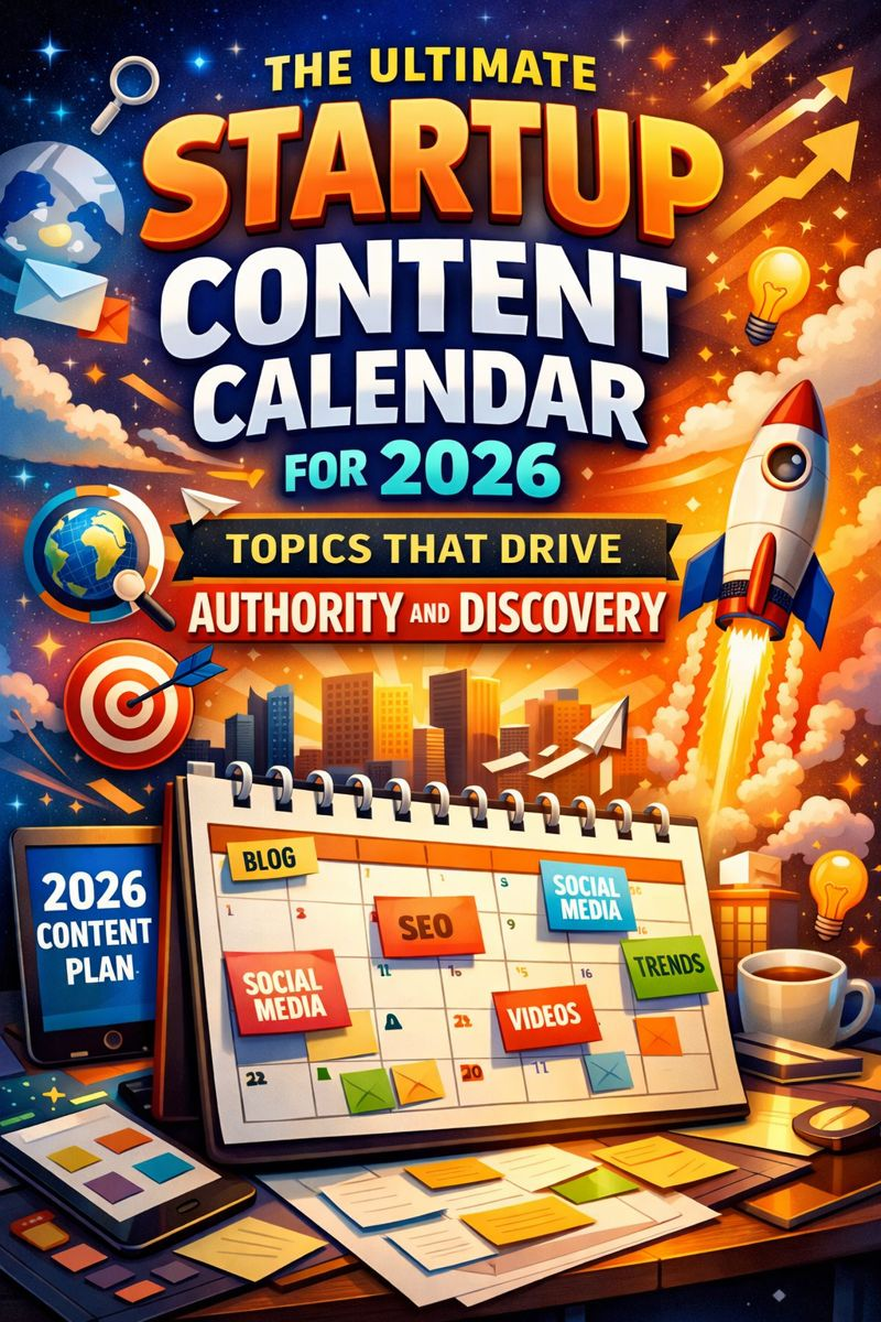 The Ultimate Startup Content Calendar for 2026: Topics That Drive Authority and Discovery