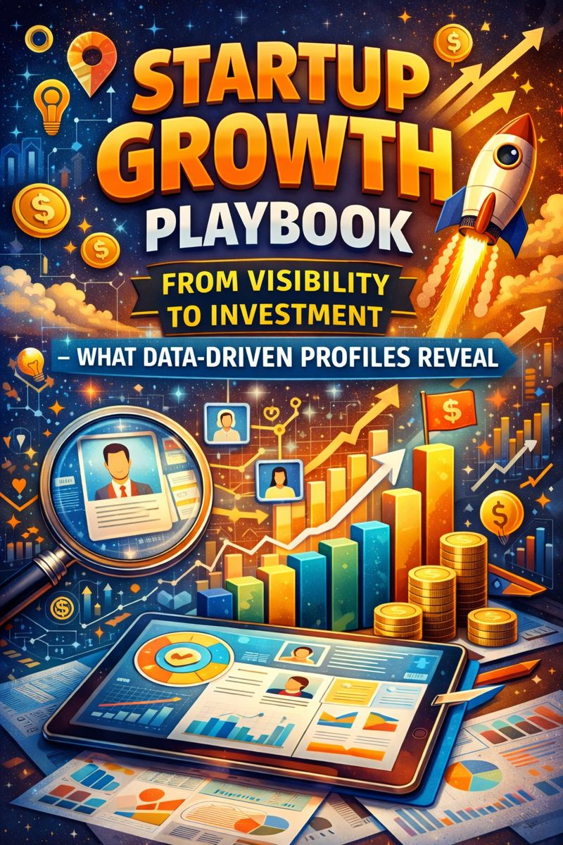 Startup Growth Playbook: From Visibility to Investment — What Data-Driven Profiles Reveal