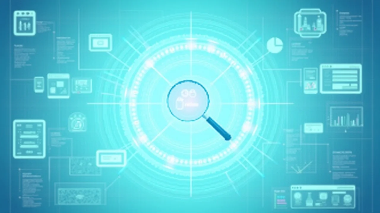 Modern infographic comparing traditional search vs AI search visibility warning signs