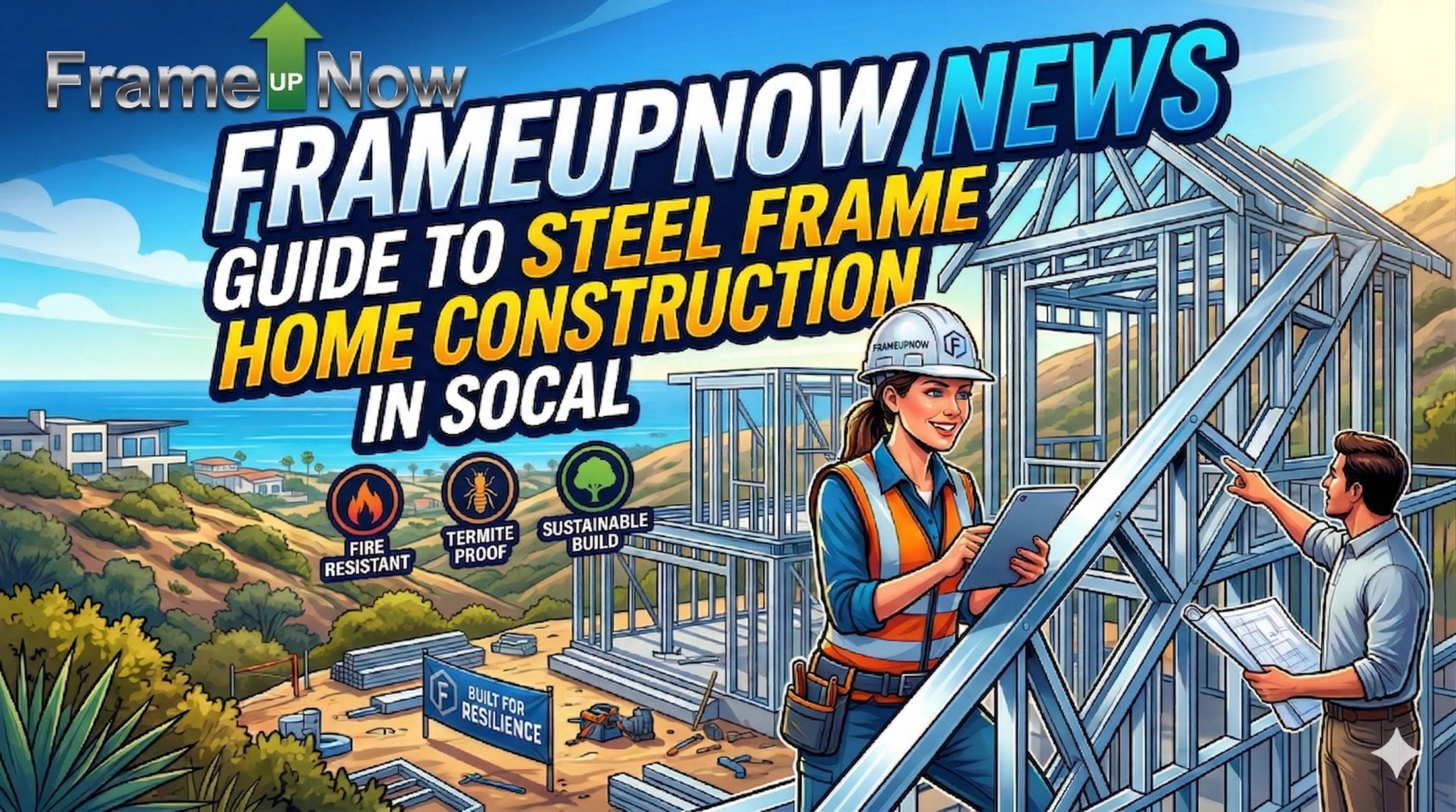 FrameUpNow News: Guide to Steel Frame Home Construction in SoCal