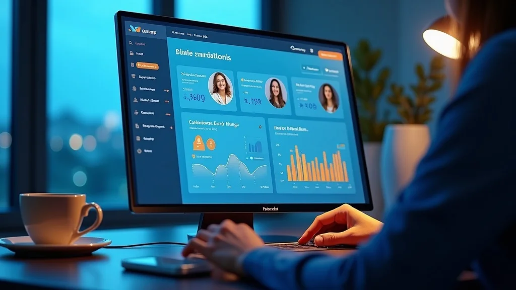 Sleek digital dashboard of a fundraising platform supporting Orange County startups—showing investor match features and profiles.