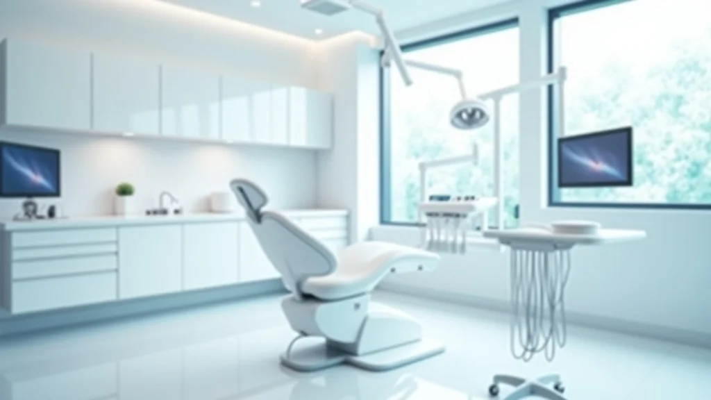 Modern dental office interior exemplifying ideal practices for sale in California