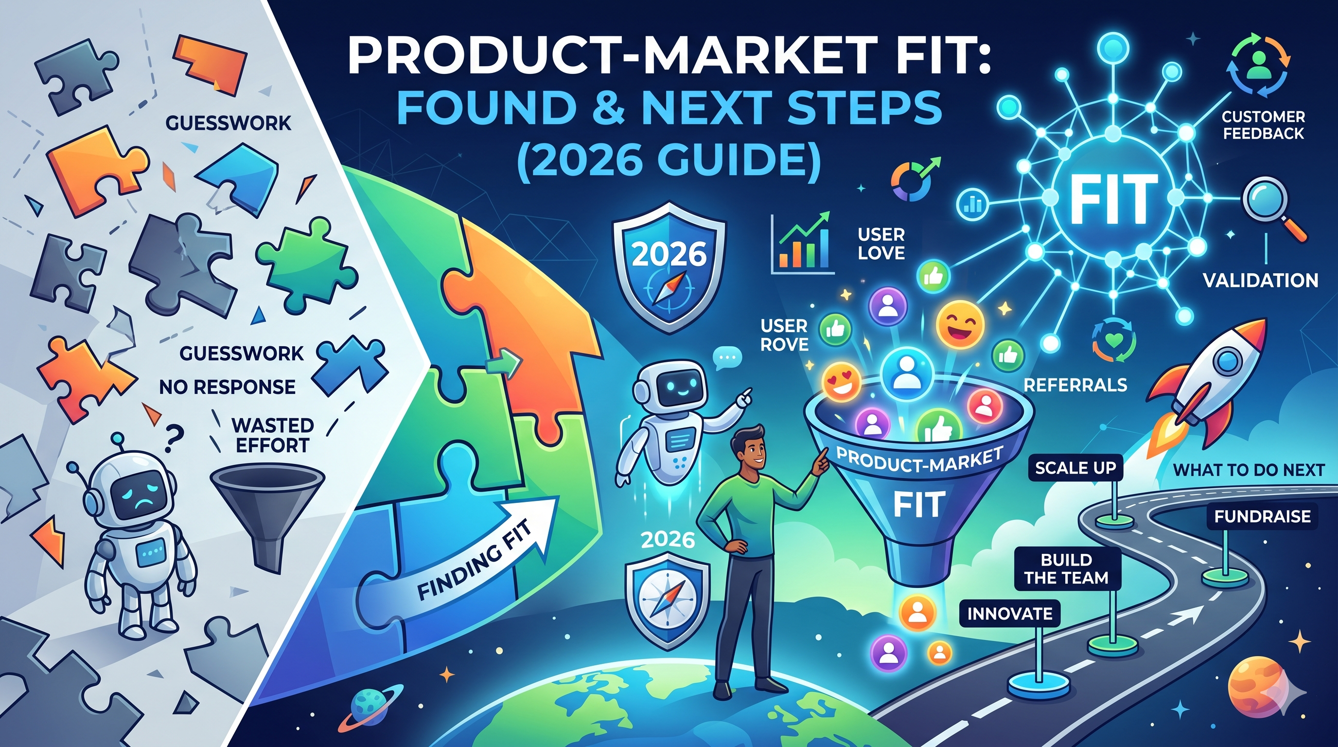 Product-Market Fit: How to Know When You’ve Found It — and What to Do Next (2026 Guide)