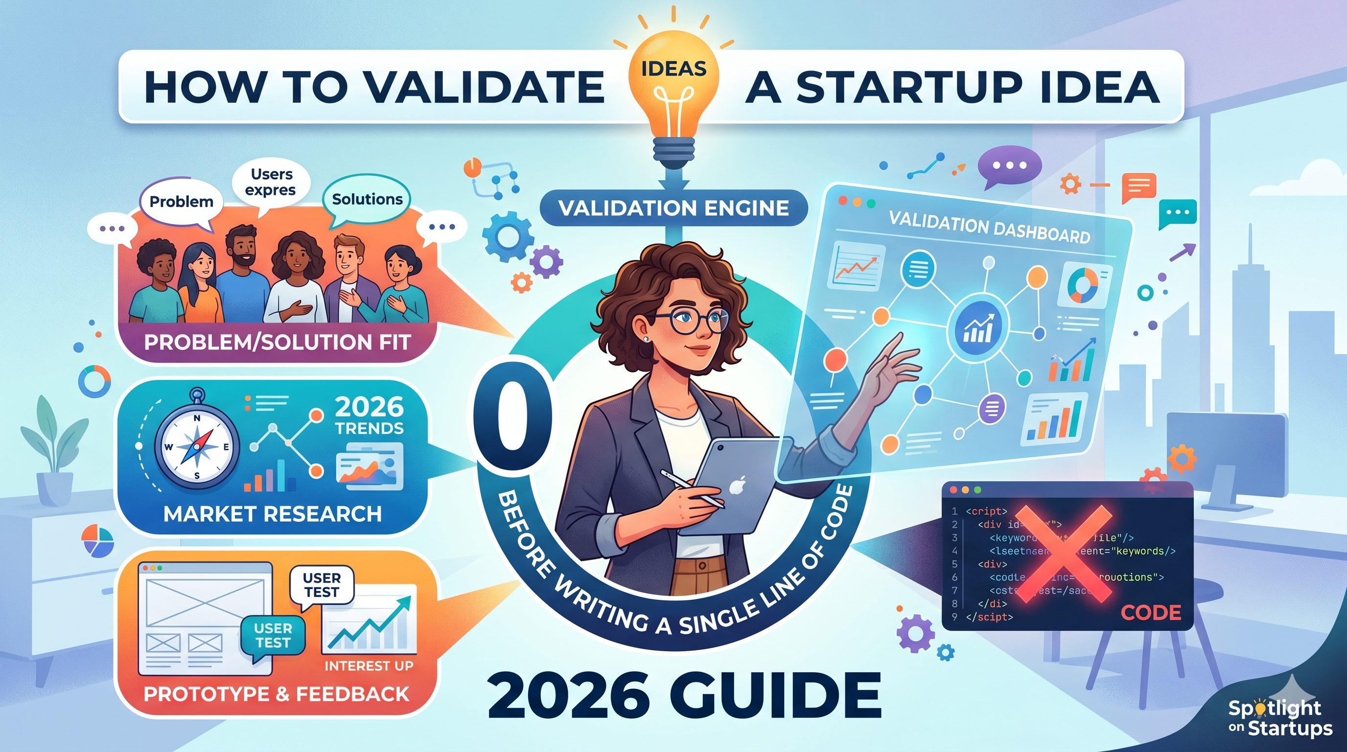 How to Validate a Startup Idea Before Writing a Single Line of Code (2026 Guide)