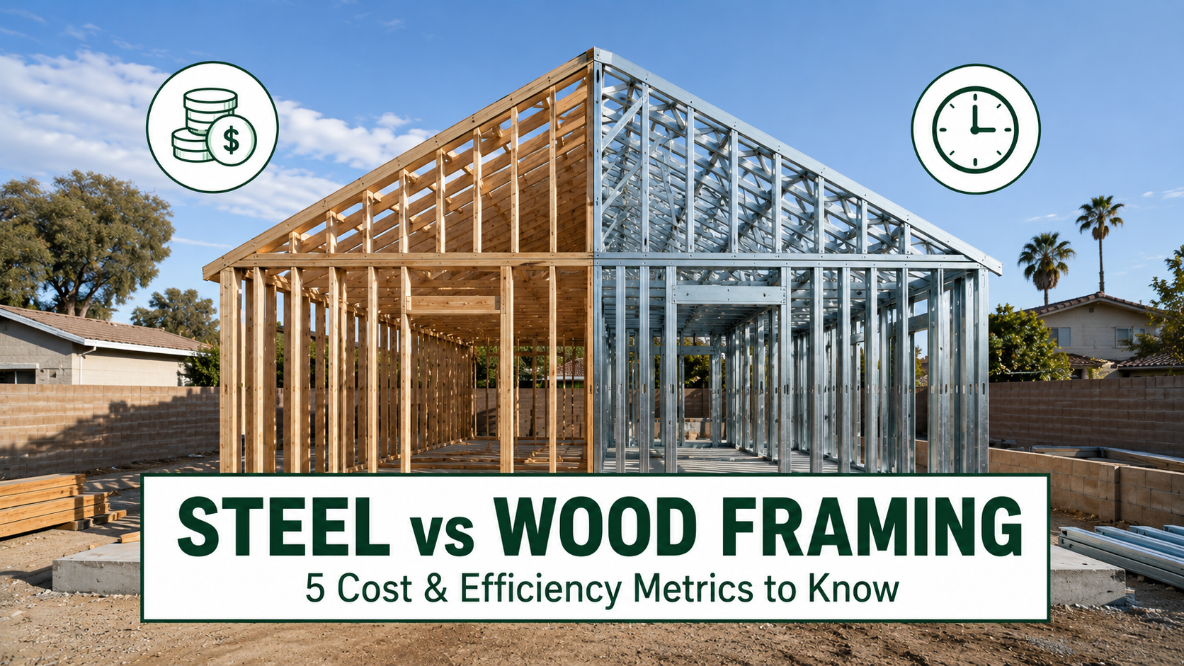 FrameUpNow News: Steel Framing vs. Wood Framing