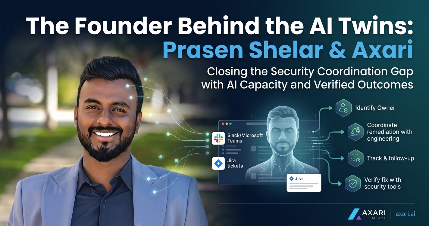 Axari News: Demisto Veteran Prasen Shelar Builds AI Twins for Security Professionals