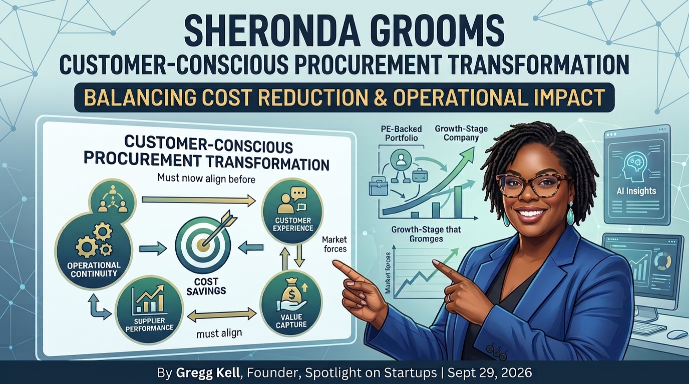 DSG Global Consulting News: Sheronda Grooms Brings Customer-Conscious Procurement Transformation to PE-Backed Companies