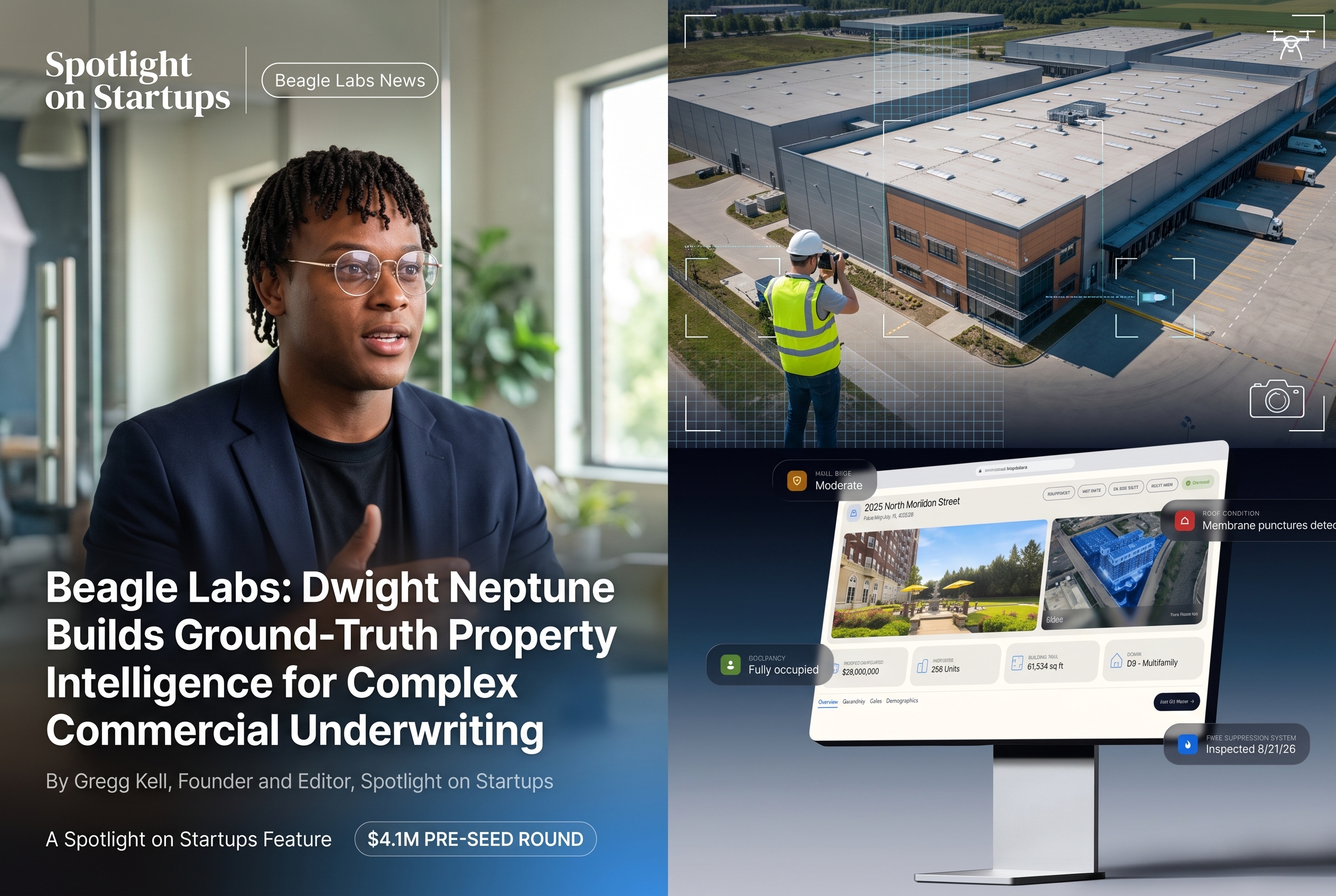 Beagle Labs News: Dwight Neptune Builds Ground-Truth Property Intelligence for Complex Commercial Underwriting