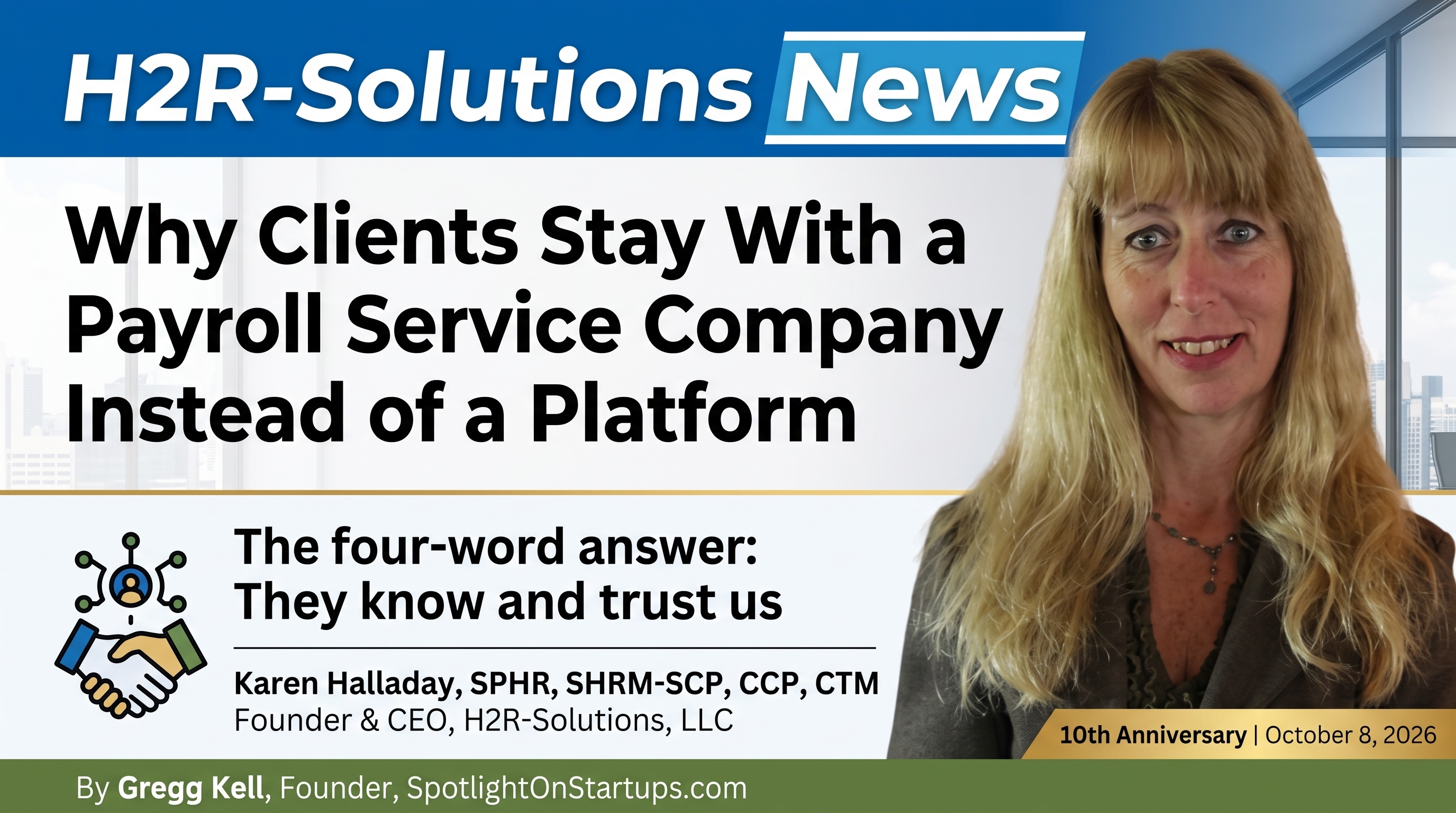 H2R-Solutions News: Why Clients Stay With a Payroll Service Company Instead of a Platform